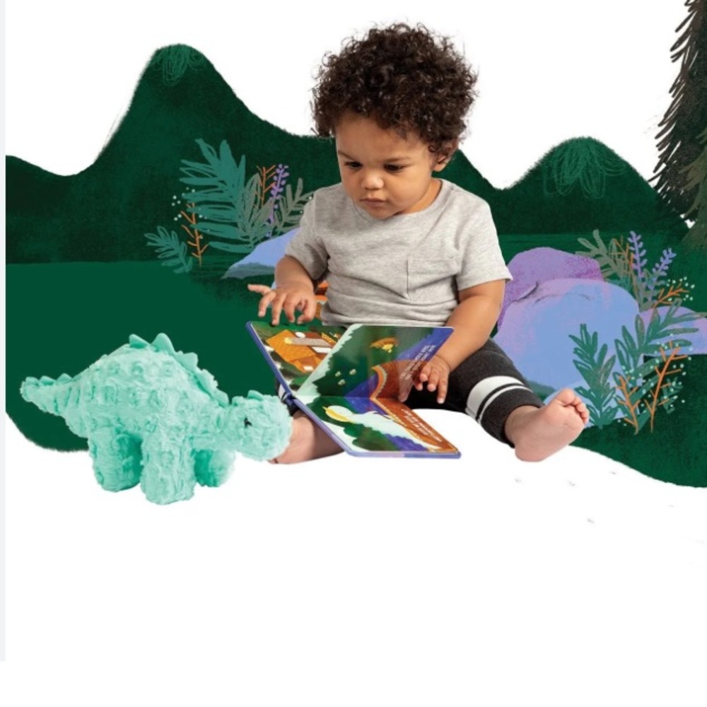 Little Jurassics Chop Stegosaurus The Manhattan Toy Company - Picture 8 of 8